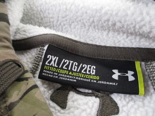Under Armour Jacket Mens 2XL Camo Hiking Athletic Active Fitted Storm Adult - Picture 6 of 10