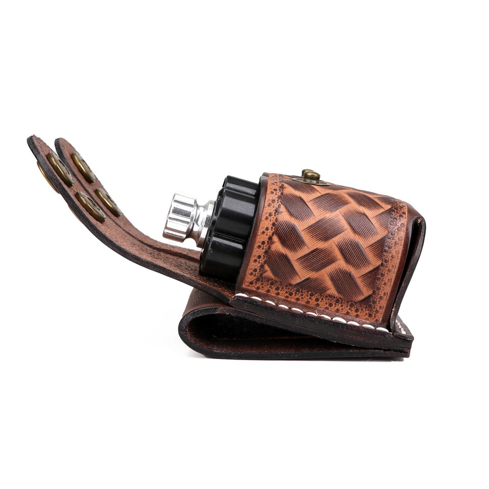 Étui Double Tourbon Pour Chargeurs Rapides De Revolver .38 .357 .44 - Cuir, Port Ceinture