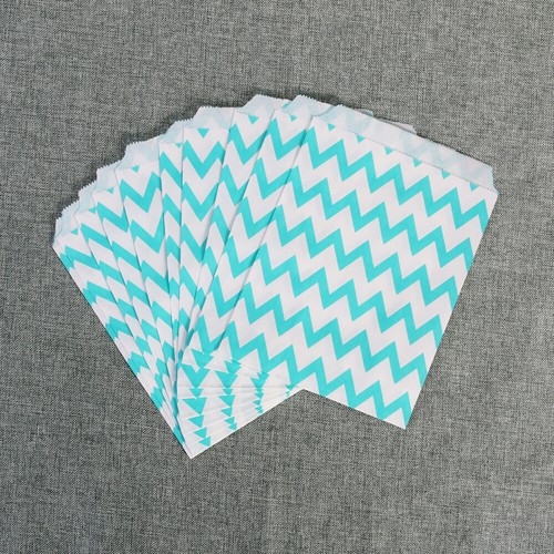 48pcs Chevron Treat Sacks Wedding Candy Bar Bags Party Gift Bags Paper paper bag - Picture 3 of 6