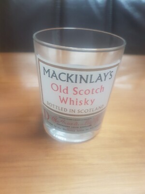 Neu 1 Stück Whiskeyglas Mackinlay´s Glas Old Scotch Whiskey Glas schön Scotland
