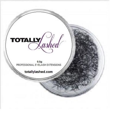 TOTALLY Lashed Individual Eyelash Extensions - Synthetic Mink Bulk Lashes - 0,5g
