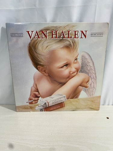 Van Halen 1984 Vinyl Record LP Original Misprint Upside down Back Cover - Picture 9 of 12