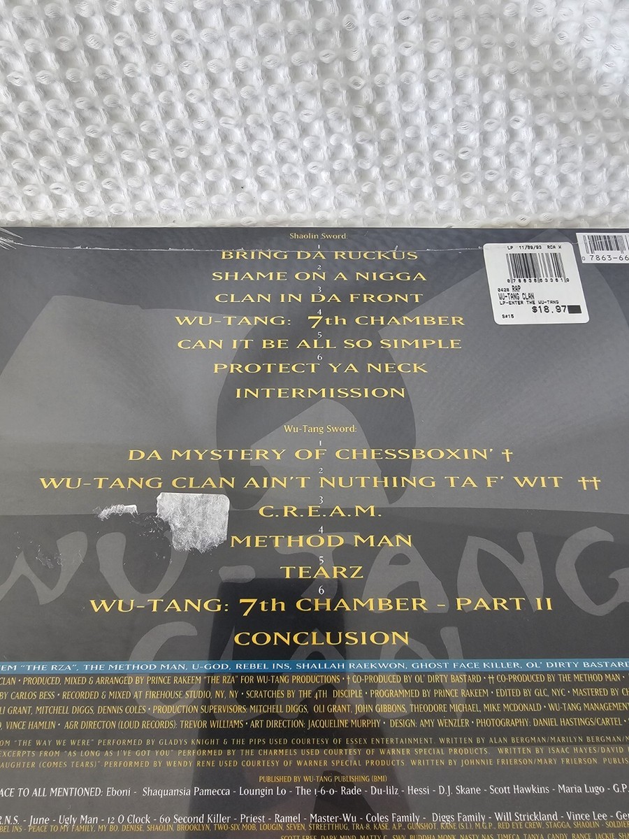 Enter Wu-Tang by Wu-Tang Clan (Record, 1993) for sale online