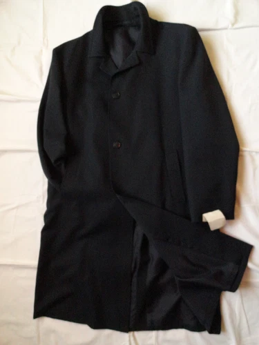 Men's semi-wool coat with faux fur lining TIKLAS from the USSR era. - product listing photo