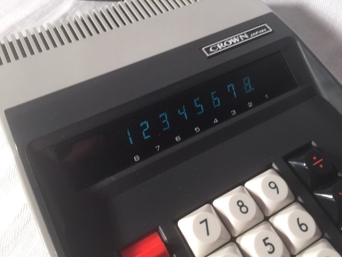 Vintage Crown Radio Corporation Japan Electronic Desktop Calculator CL-100 HTF - Picture 3 of 8