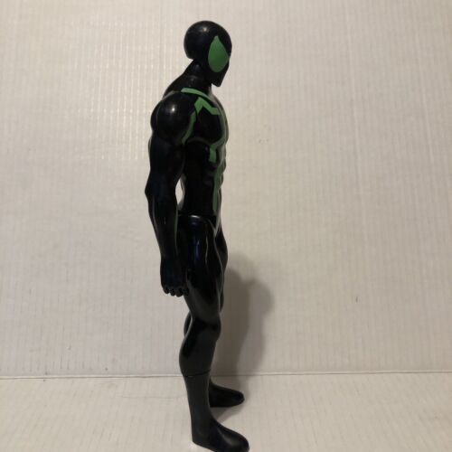 Hasbro Marvel Big Time Spiderman 12" Inch Titan Hero Series Figur grün schwarz - Bild 7 von 7