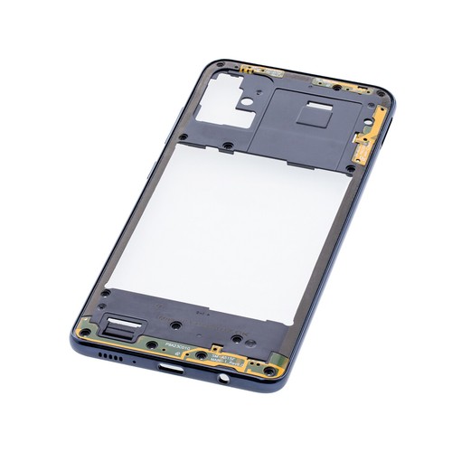 Plaque de lunette cadre moyen pour Samsung Galaxy A51 4G (A515/2019) - Prism Crush Noir - Photo 3 sur 3