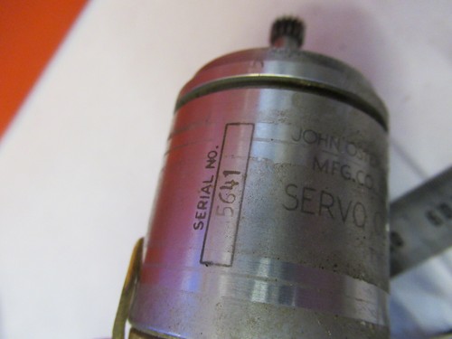 SERVO MOTOR SYNCHRO 115V 400Hz AIRCRAFT PART OSTER 15-5153-10 AS PIC &8z-a-37 - Picture 7 of 11