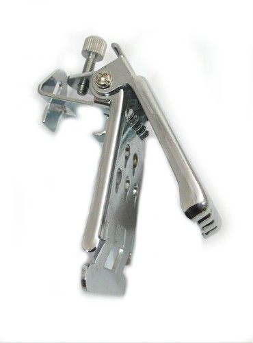 Quality chrome plated Banjo Tailpiece, Nice Luthier Parts - Picture 5 of 6