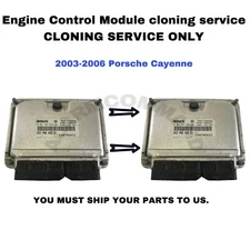 PCM ECM  ECU Engine Computer CLONE SERVICE For 2003-2006 Porsche Cayenne