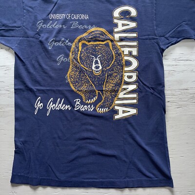 Vintage 90s University Of California Go Golden Bears Shirt