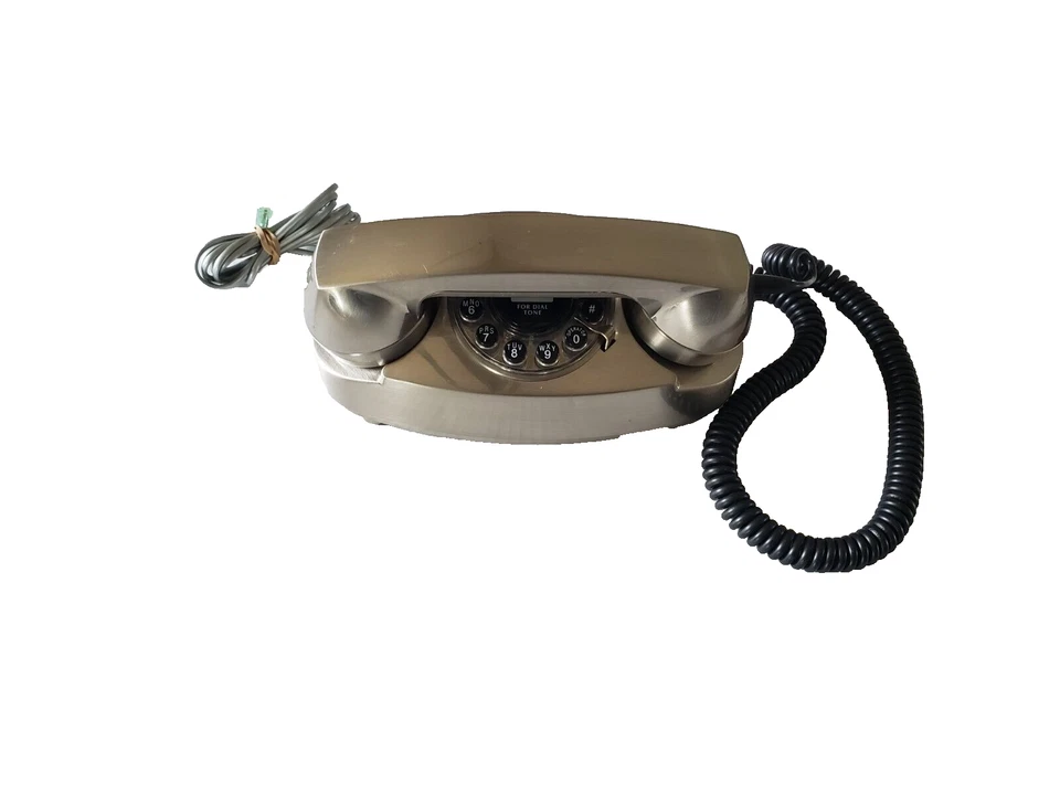 Crosley Princess Desk Phone CR59 Brush Chrome Color - Image 2 of 4