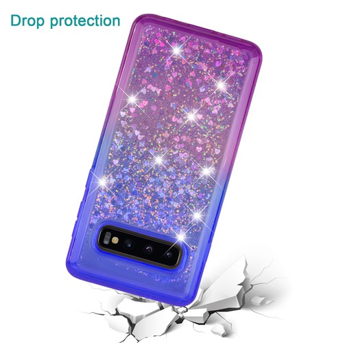 For Samsung S10 S10e S10 Plus Bling Cute Case Glitter Liquid Quicksand Diamond - Picture 10 of 25