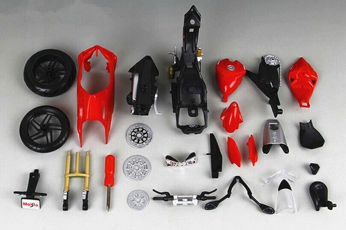 1:12 Maisto Ducati 1199 Panigale Línea de Montaje KIT HÁGALO USTED MISMO Modelo Moto - Imagen 5 de 7