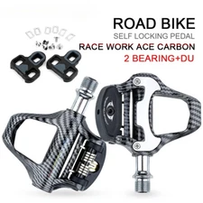 Carbon Fiber Road Bike Pedal for Self-Locking Bicycle Professional Pedals