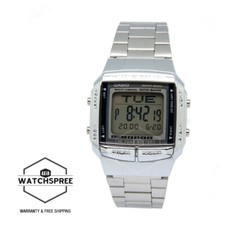 Orologio Casio Banca Dati Cinturino Acciaio Inox DB360-1A DB-360-1A