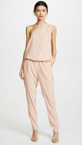 pink silk jumpsuit