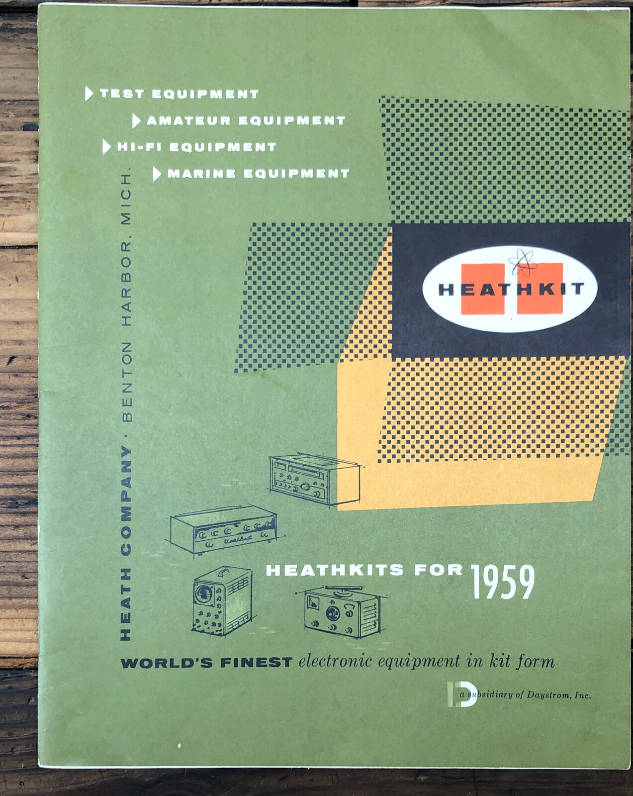 Heathkit 1959 HiFi Audio Catalog 57pg W-7M W-6M Preamps Speakers ++   *Orig*