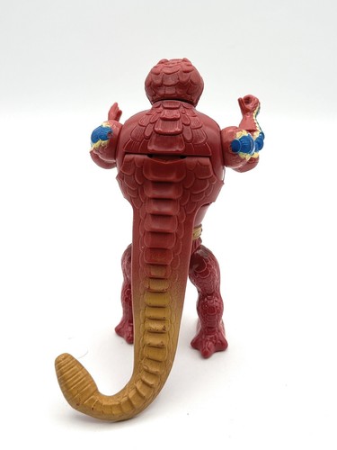Vintage 1985 Mattel RATTLOR Action Figure YellOw Neck Variant HE MAN Toy MOTU - Picture 3 of 7