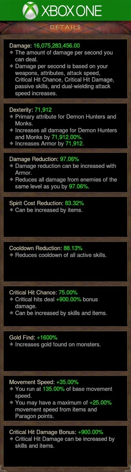 Diablo 3 RoS Xbox One | Series X/S Softcore | Ancient Modded Monk Set - Image 2 of 4