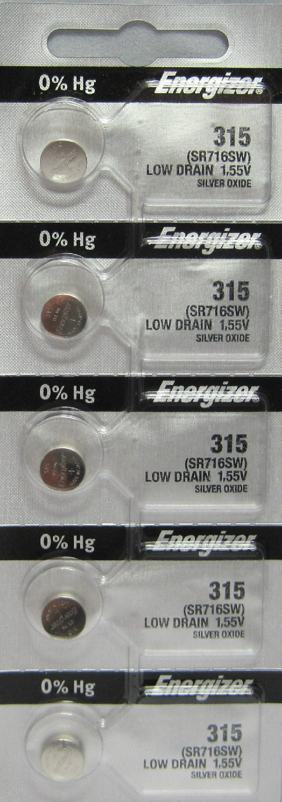 20 Energizer Silver Oxide SR716SW SR716W SR716 1.55V Battery | eBay
