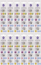 Wilton Round 10 and 12 and Star 21 and 32 Tip Set - 4 Icing Tips (12-Pack)