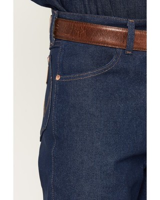 Wrangler Men's 13Mwz Dark Wash High Rise Rigid Cowboy Cut Straight