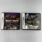Nancy Drew Nintendo DS Game Bundle Olde World Park And Clue Bender Society