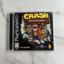 Crash Bandicoot (Sony PlayStation 1, 1996) Complete & Tested - Black Label 