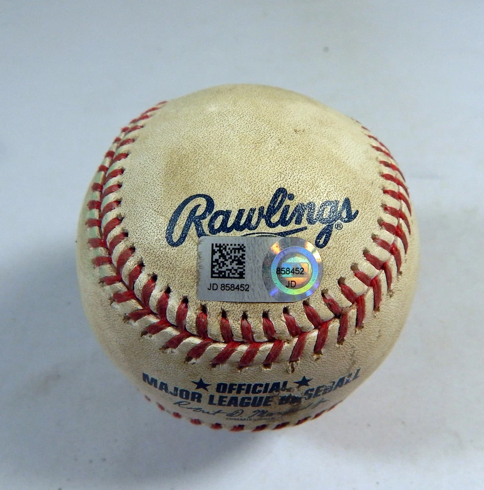 2020 Pitt Pirates Cincinnati Reds Game Used Baseball Mike Moustakas Home Run HR - Image 2 of 4