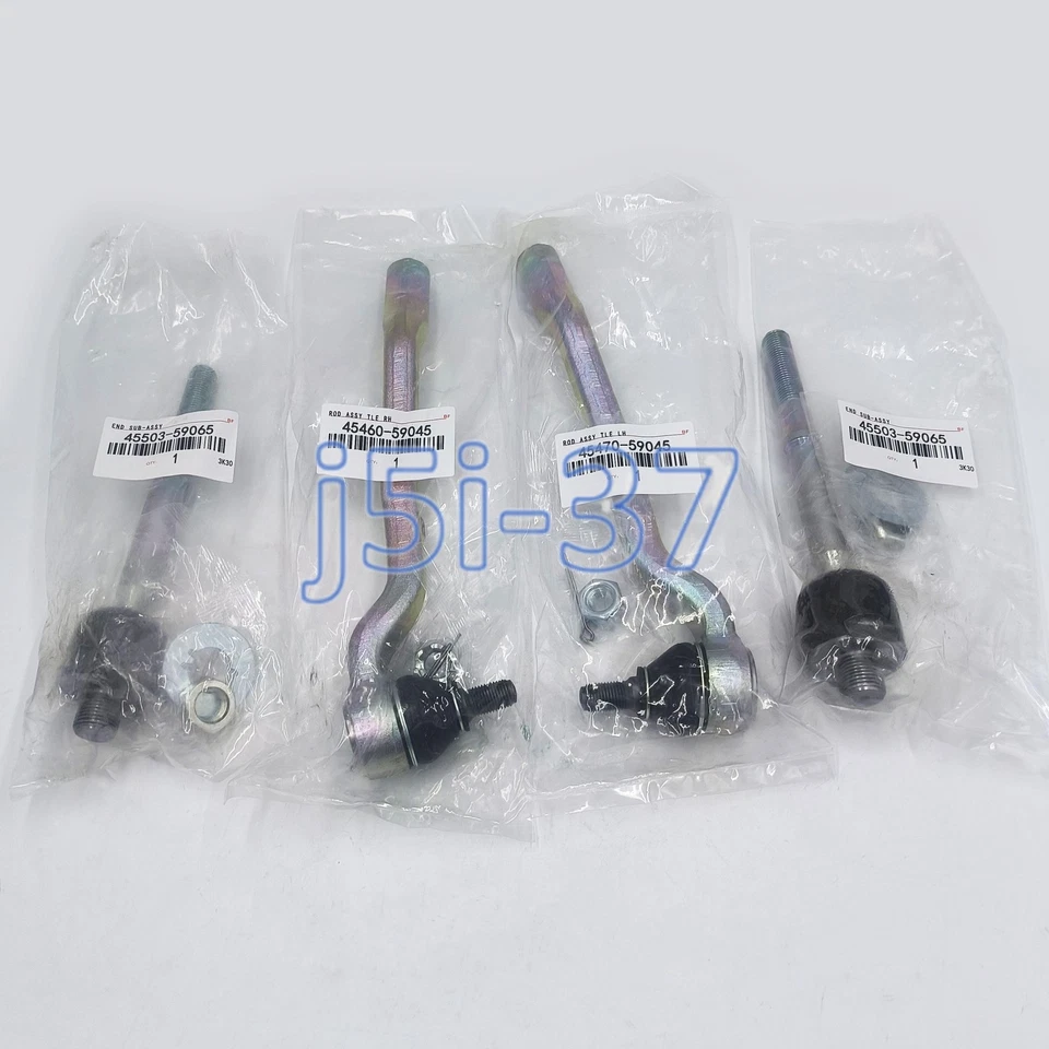 OEM FOR 01-06 Lexus LS430 Inner Outer Tie Rod Ends Set Kit High Quality - Image 2 of 4