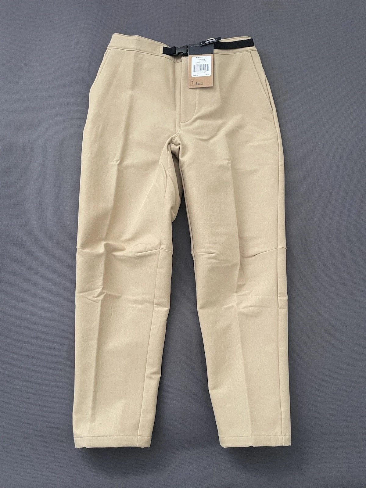 NWT The North Face Camden Pant NF0A7ZXLN51 Khaki Stone Dark Heather Men M Belted