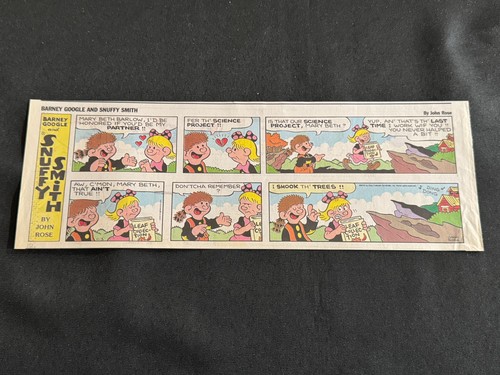 #Q20a BARNEY GOOGLE & SNUFFY SMITH Lot of 35 Sunday Quarter Page Strips 2002 - Picture 18 of 18