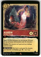 Aladdin - Barreling Through 123/204 Rare Whispers in the Well Lorcana Near Mint