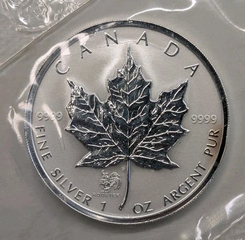 2005 Canadian Silver Maple Leaf 1 oz — photo from the most recent tracked eBay sale