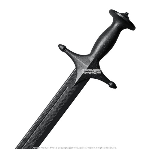 33” Persian Shamshir Scimitar Sword Polypropylene Black LARP Cosplay - Picture 4 of 4