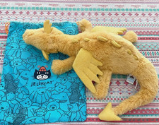Jellycat 50cm Large Golden Dragon Plush, BNWT with Dust Bag & Tags Included.