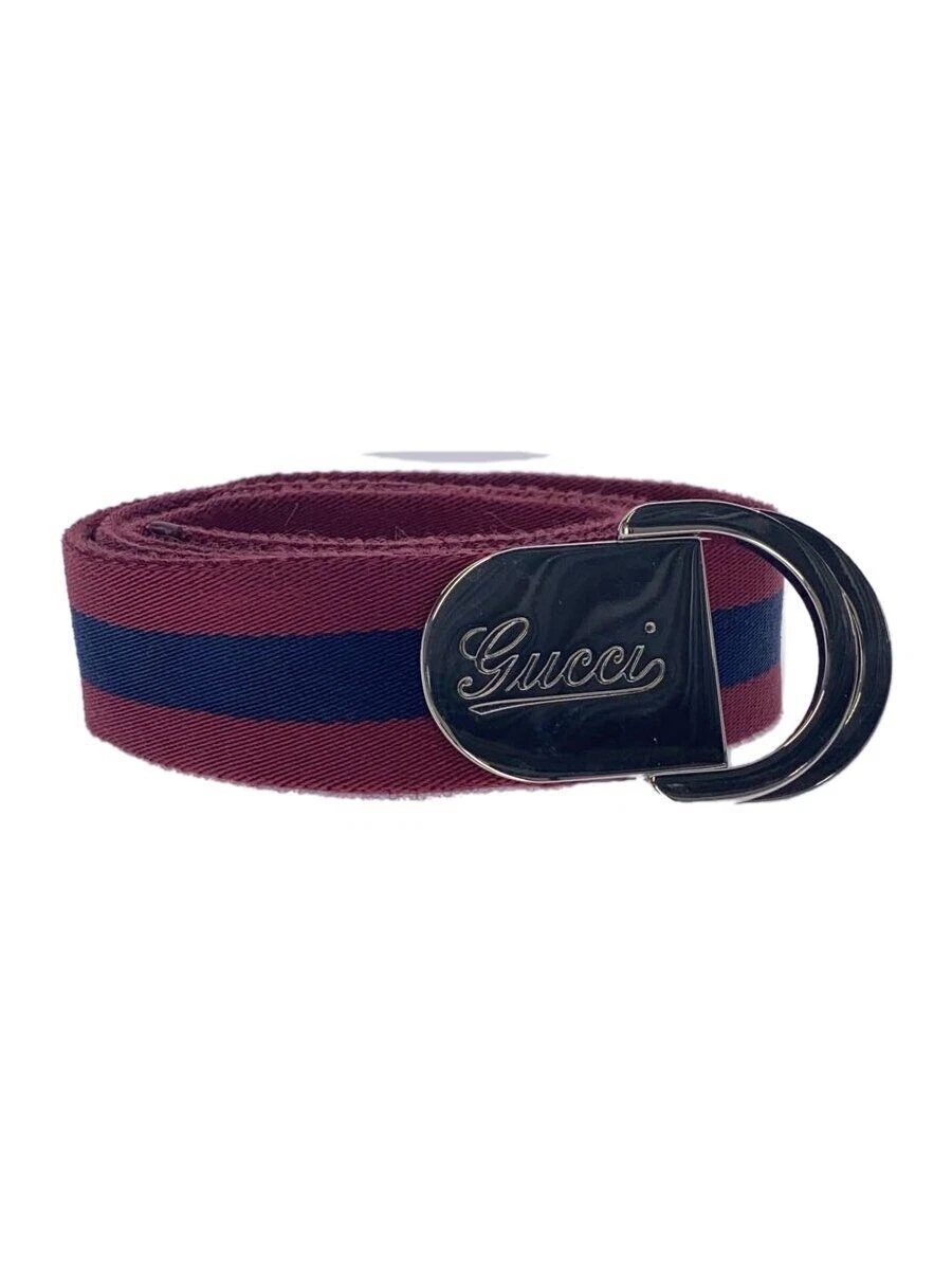 Ceinture homme GUCCI Bordeaux unie 189812 Occasion