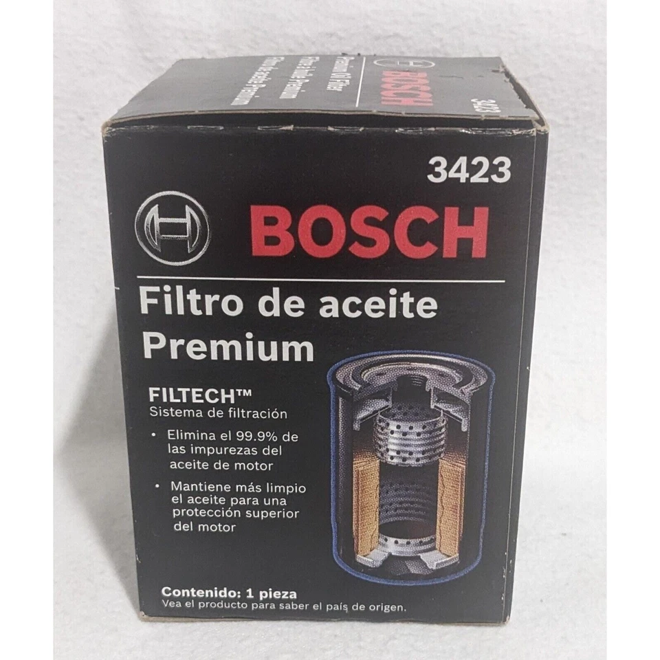 Filtro de aceite de motor Premium - Bosch 3423 - Nuevo Foto 2 de 4