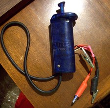 1960s SLOT CAR MRC Blue Plunger Speed CONTROLLER w/Clips VINTAGE 1/24 JAPAN