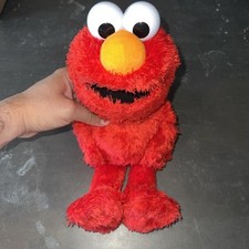 Elmo English Spanish Talking Singing Love to Hug Plush 14" Sesame Street TESTED