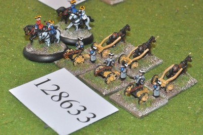 10mm Marlburian / French - 3 Guns & Generals - (128633)