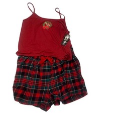 Rudolph the Red Nosed Reindeer Christmas pajama shorts set size XL NWT