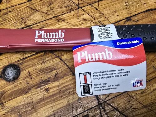 Plumb 16oz Permabond Claw Hammer Fiberglass Cushion Handle NEW - Picture 3 of 8
