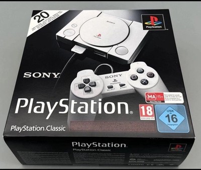 Sony PlayStation Classic Mini-  PS1 - Konsole - OVP 20 Spiele - Original- Neu  