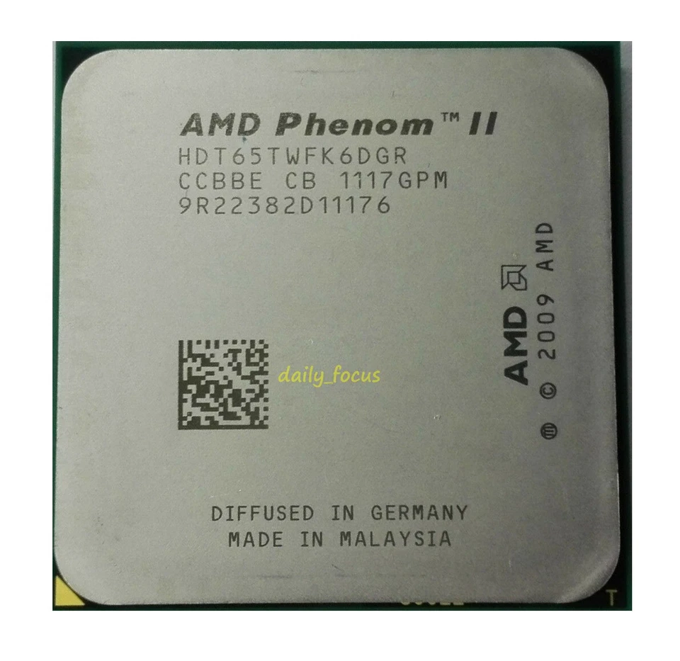AMD Phenom II X6-1065T X6-1035T X6-1045T X6-1055T Socket AM3 CPU Processor - Image 3 of 4