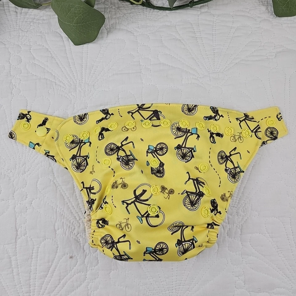 Carcasa híbrida Grovia + 1 forro estampado amarillo impermeable ajustable OS forro de tela Foto 4 de 4