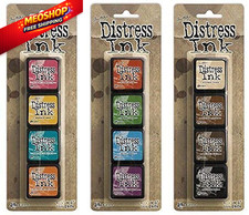 Ranger Tim Holtz Distress Mini Ink Pad Kits 1, 2 and 3 Bundle
