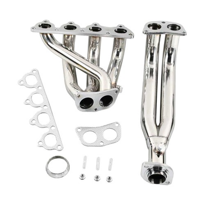 #ad 4 2 1 Exhaust Header Manifold for 88 00 Honda Civic CR X Del Sol 1.5L 1.6L SOHC $109.99