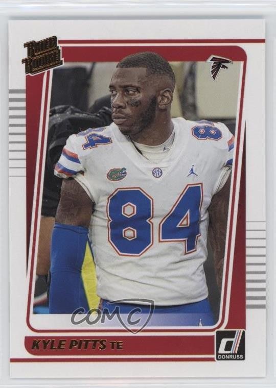 2021 Panini Donruss Rated Rookie Portrait Kyle Pitts #260 Rookie RC 3g6